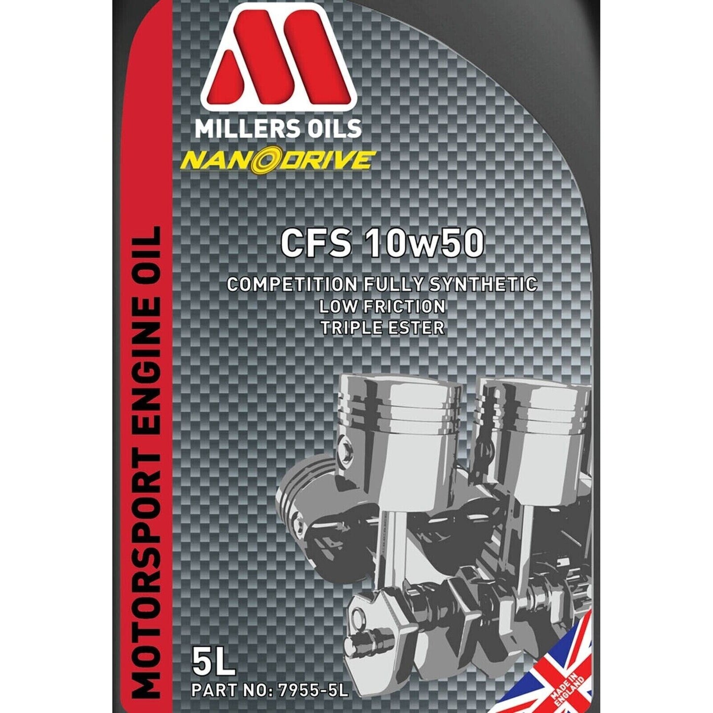 Millers Oils Motorsport CFS 10w-50 10w50 Fully Synthetic Engine Oil - 5L