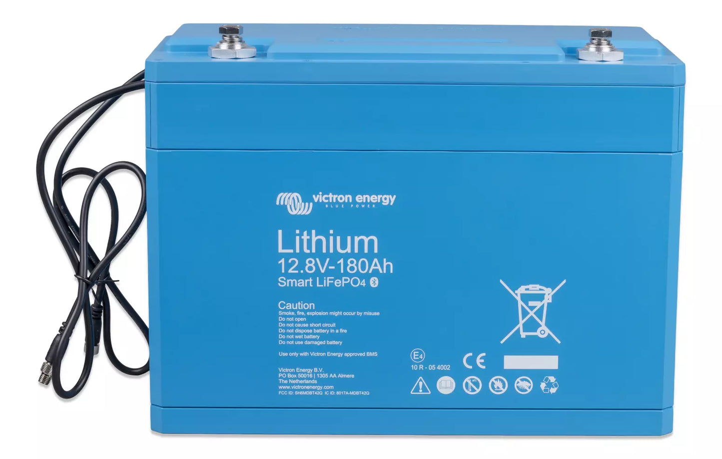 Victron Energy Smart Lithium LiFePO4 12V battery 180Ah bluetooth BAT512118610