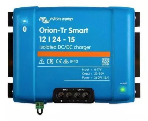 Victron Orion-Tr Smart 12/24 15A Isolated DC-DC Battery to Battery Charger buck