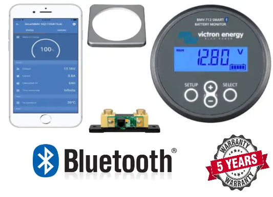 Victron Battery Monitor BMV-712 SMART (Bluetooth) BMV 712 Lithium Battery AGM