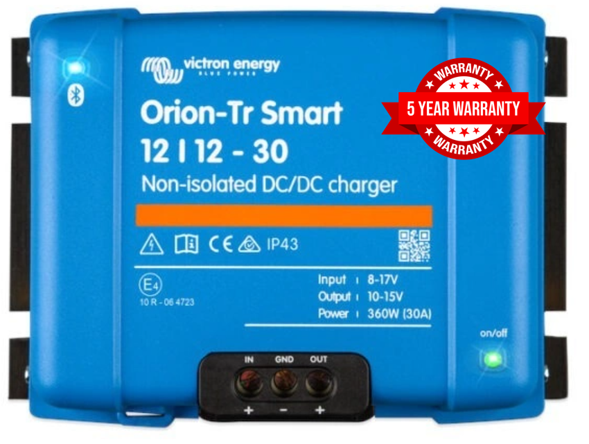 Victron Orion-TR Smart non isolated DC-DC Battery to Battery Charger 12v 30A